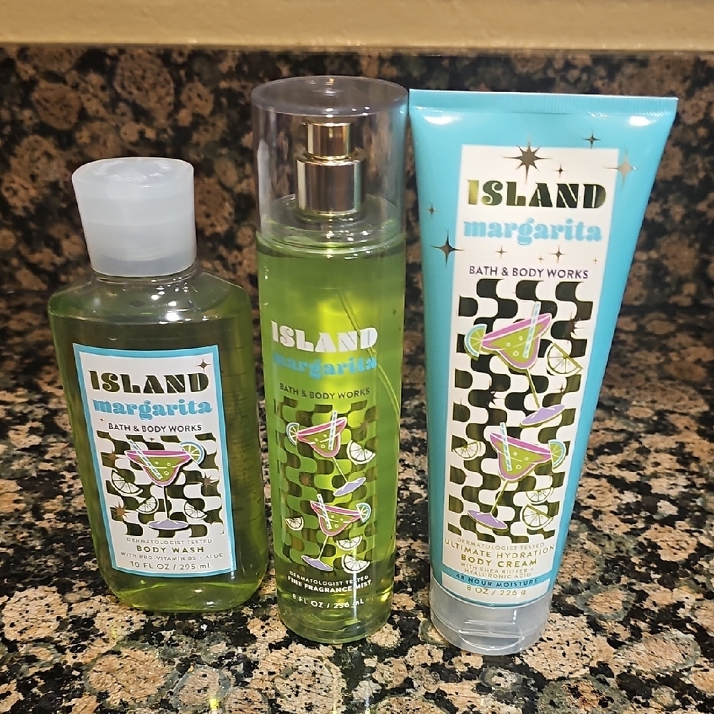 Bath & Body Works Island Margarita Fragrance Bundle